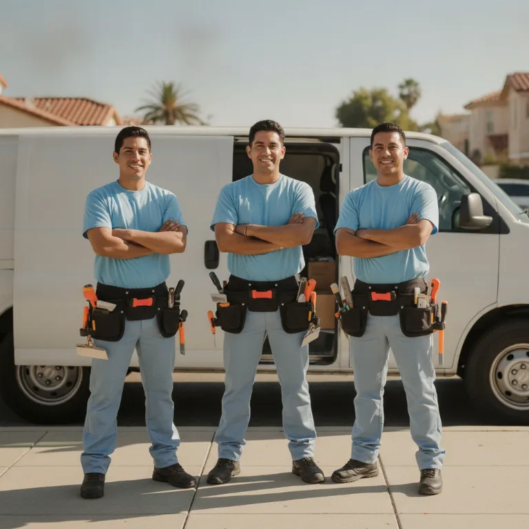 Ladrilhador equipe em Paranagua